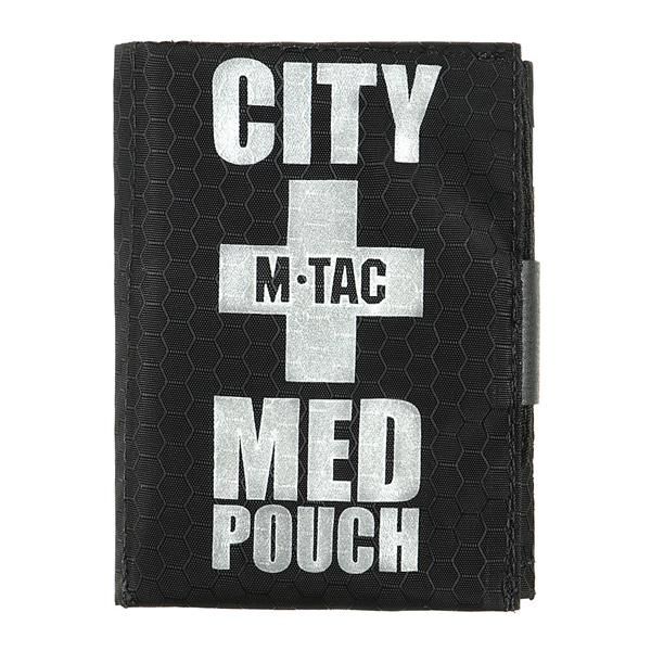 M-Tac City Med Pouch Hex Black auf weissem Hintergrund